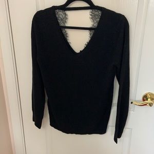 2/$35 Lace back Dex Sweater